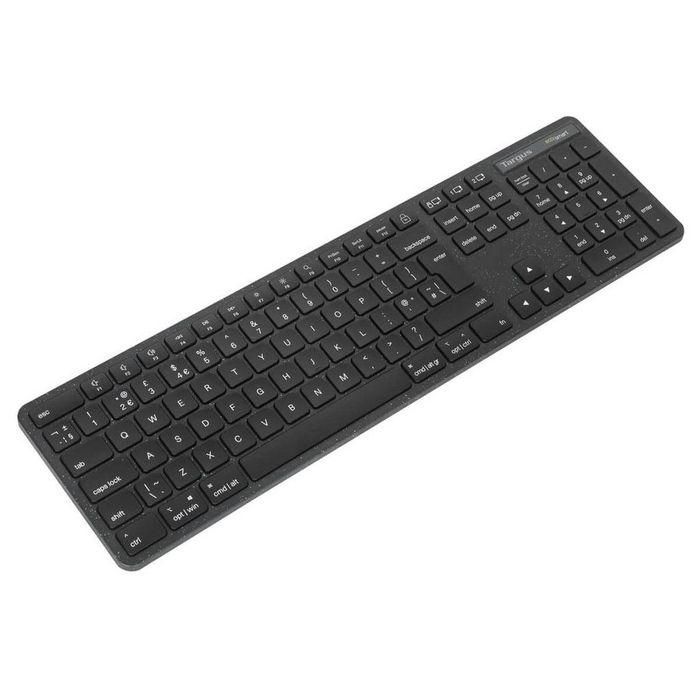 Targus Full-Size, Wireless EcoSmart Keyboard, (Nordic), 2x AAA, black 1 Targus Full-Size, Wireless EcoSmart Keyboard, (Nordic), 2x AAA, black 1