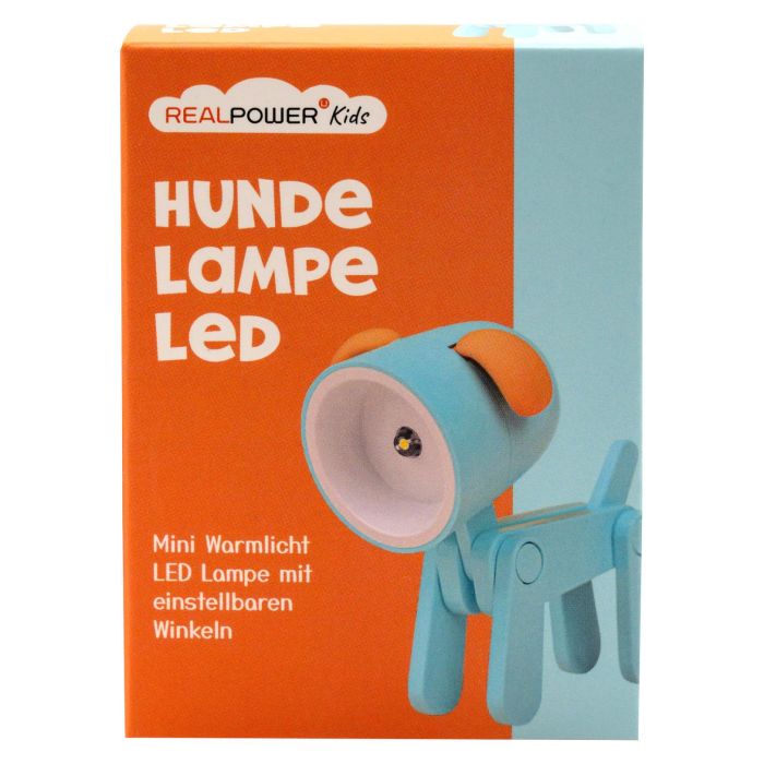 RealPower Linterna LED de Bolsillo con Forma de Perro Azul, Pilas LR41, 0.06W, Universal RealPower Linterna LED de Bolsillo con Forma de Perro Azul, Pilas LR41, 0.06W, Universal