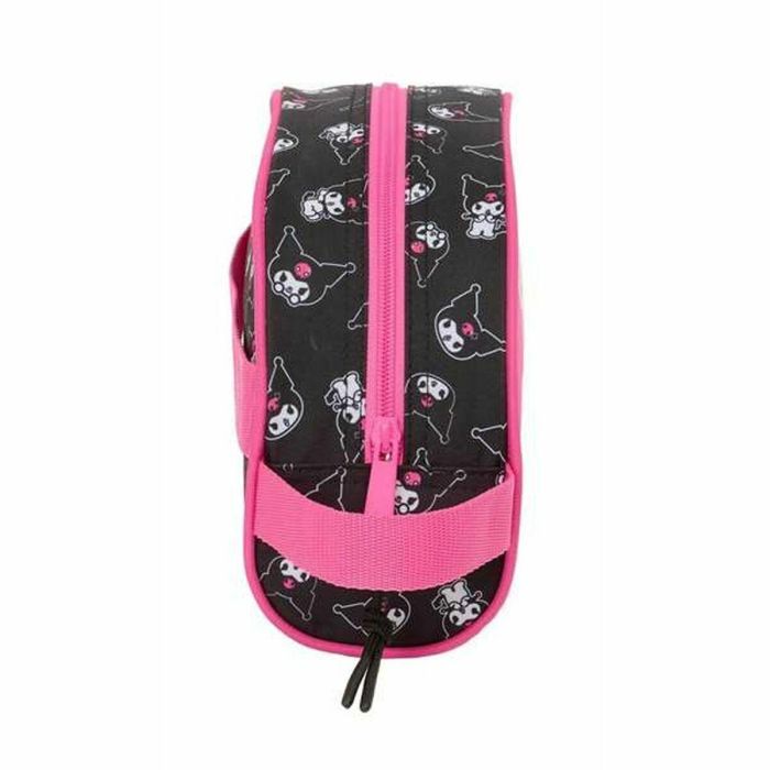 Neceser Escolar Kuromi Negro Fucsia 26 x 16 x 9 cm 2 Neceser Escolar Kuromi Negro Fucsia 26 x 16 x 9 cm 2
