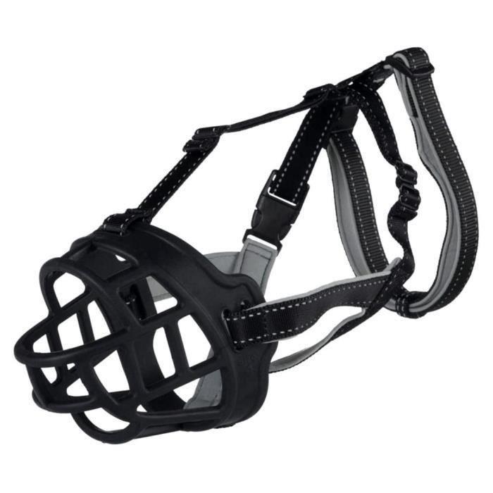 TRIXIE Muzzle Bozal Flex - Goma - Talla M/L - Negro 1 TRIXIE Muzzle Bozal Flex - Goma - Talla M/L - Negro 1