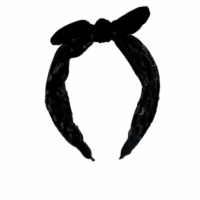 Inca Diadema Elegante de Lentejuelas Brillantes con Lazo para Niñas y Bebés - Accesorio de Cabello Ideal para Fiestas, 1 unidad