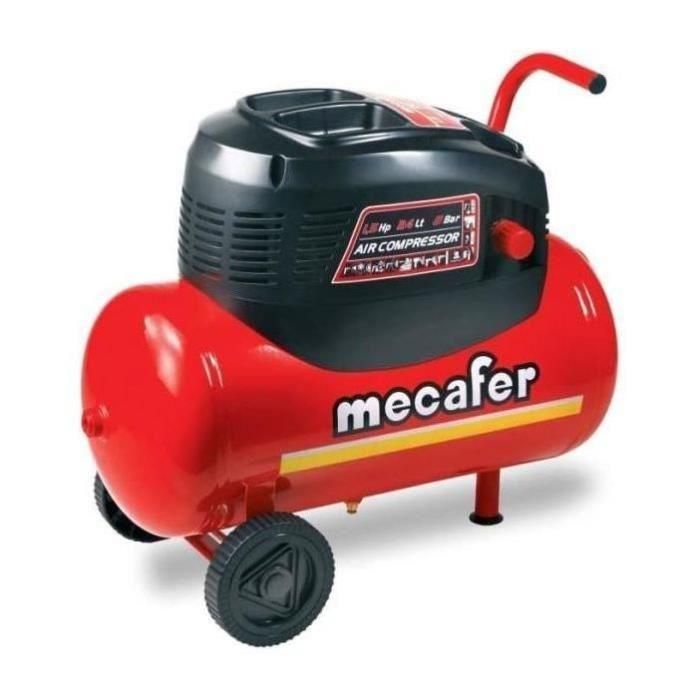 Compresor MECAFER - 24L 1.5HP OILESS + T+ SBC 1 Compresor MECAFER - 24L 1.5HP OILESS + T+ SBC 1