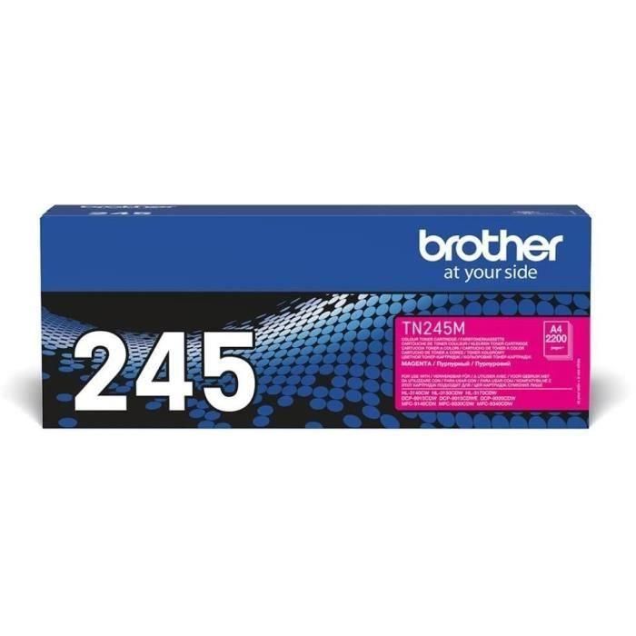 Toner Brother Tn-245M 2200 Pag Hl3140Cw-3150Cdw-3170Cdw Dcp9020Cdw-Mfc9140Cdn -9330Cdw-9340Cdw Magenta 1