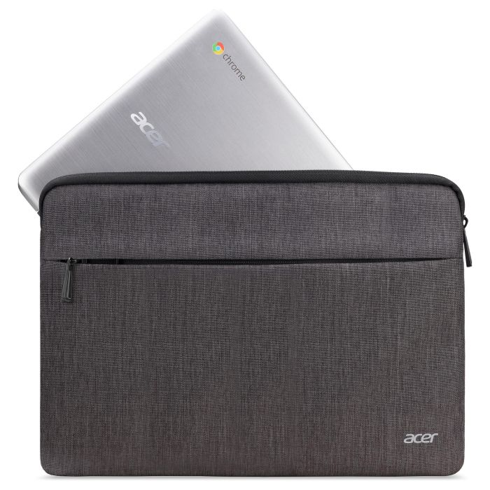 Funda Acer Protective Sleeve Dual Tone Dark Gray With Front Pocket For 14" (NP.BAG1A.294) 2