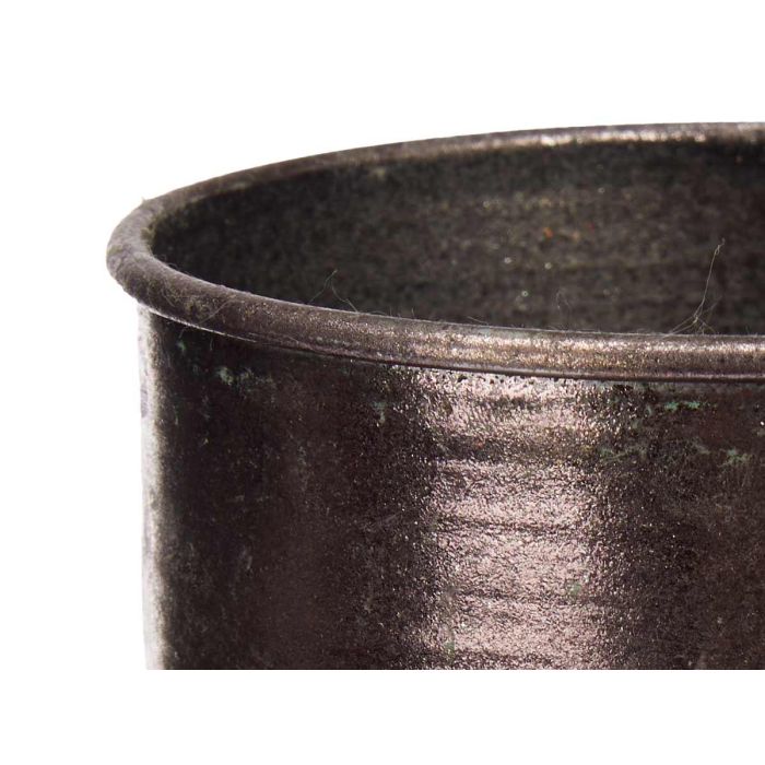 Jarrón Relieve Ancho Plata Envejecido Giftdecor 22.5x39.5x22.5 cm (4 Unidades) 2 Jarrón Relieve Ancho Plata Envejecido Giftdecor 22.5x39.5x22.5 cm (4 Unidades) 2