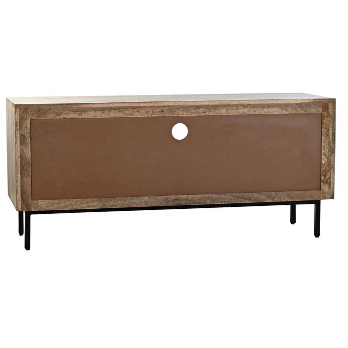 Mueble Tv DKD Home Decor Negro Marron 40 x 55 x 125 cm 4