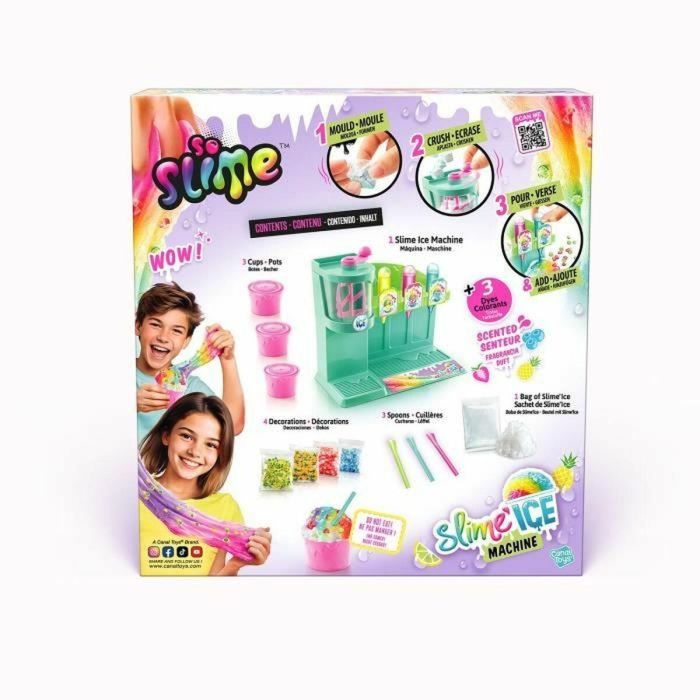 Canal Toys - SO SLIME DIY - Máquina de hielo Slime - Con 1 máquina, 3 tintes perfumados, accesorios y adornos - SSC 310 1 Canal Toys - SO SLIME DIY - Máquina de hielo Slime - Con 1 máquina, 3 tintes perfumados, accesorios y adornos - SSC 310 1