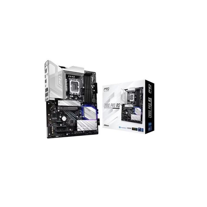 ASRock Z890 PRO RS Placa Base, Intel LGA 1851, 4 DDR5, ATX, 90-MXBP10-A0UAYZ 0 ASRock Z890 PRO RS Placa Base, Intel LGA 1851, 4 DDR5, ATX, 90-MXBP10-A0UAYZ 0