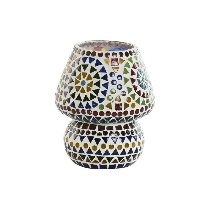 Lampara Sobremesa Shabby DKD Home Decor Multicolor 13 x 17 x 13 cm (2 Unidades) 2 Lampara Sobremesa Shabby DKD Home Decor Multicolor 13 x 17 x 13 cm (2 Unidades) 2