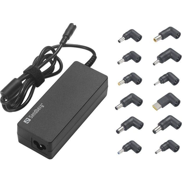 Sandberg Adaptador de Corriente AC Universal para Portátil 90W | Multi-Conector | Recambio Económico Compatible con Todos los Portátiles EU/UK Sandberg Adaptador de Corriente AC Universal para Portátil 90W | Multi-Conector | Recambio Económico Compatible con Todos los Portátiles EU/UK