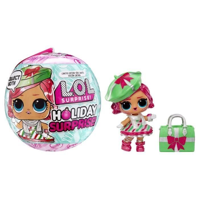 L.O.L. Surprise! LIT35051510635 Muñeca Coleccionable Aleatoria Holiday Surprise - Edición Especial Vacaciones Fin de Año 2