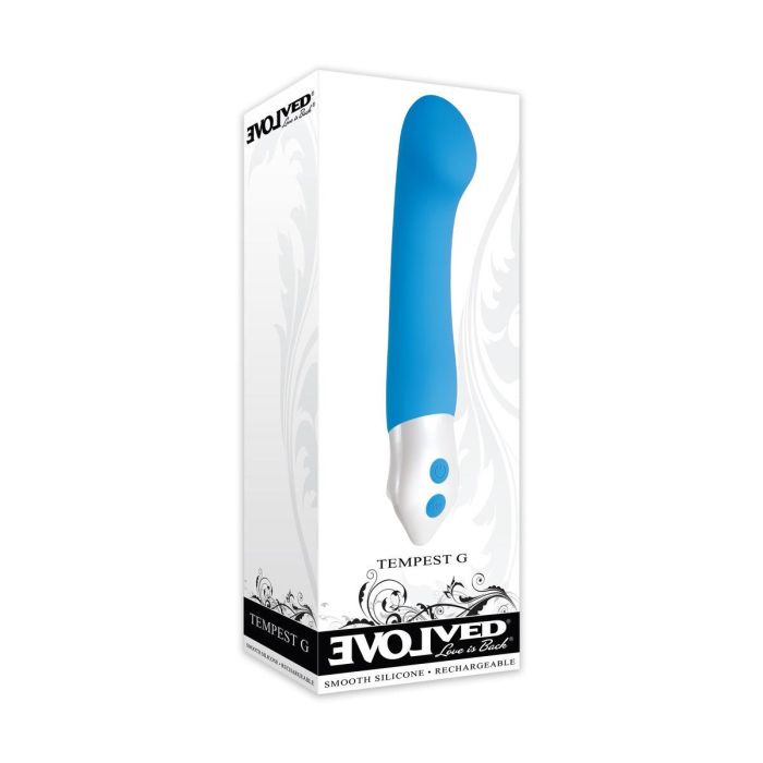 Vibrador Punto G Evolved Azul 2 Vibrador Punto G Evolved Azul 2