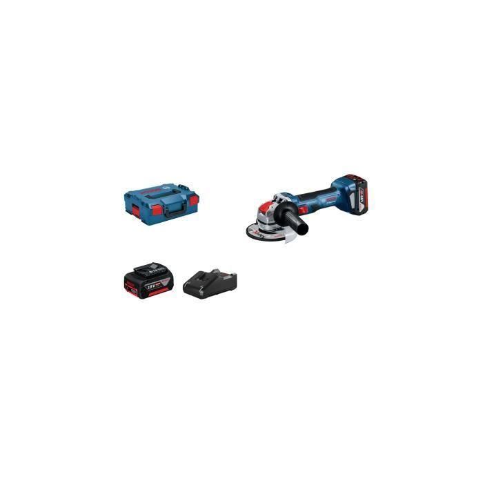 Bosch Professional BOS4059952569017 Amoladora angular profesional con 2 baterías 4Ah Bosch Professional BOS4059952569017 Amoladora angular profesional con 2 baterías 4Ah