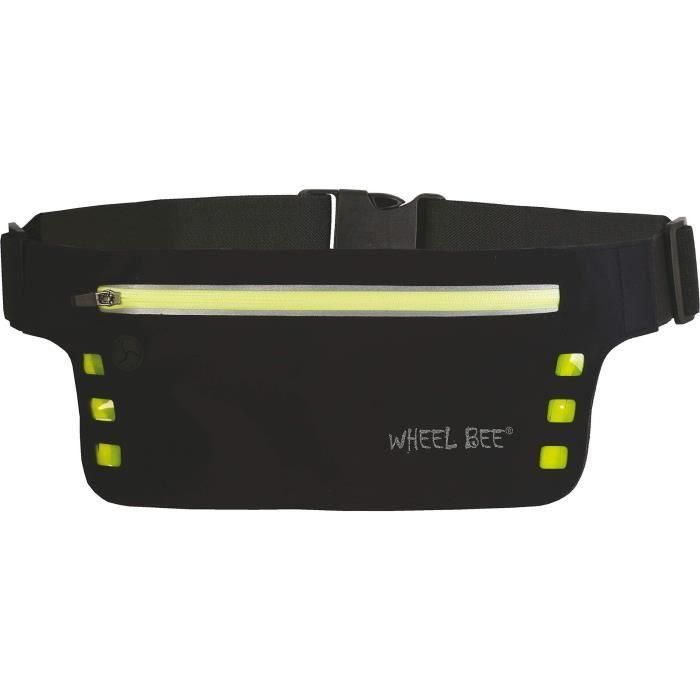 Schildkrot SCH3830058980347 Riñonera Deportiva Cinturón de Correr Running Wheel Bee Night Runner con Luz LED Schildkrot SCH3830058980347 Riñonera Deportiva Cinturón de Correr Running Wheel Bee Night Runner con Luz LED