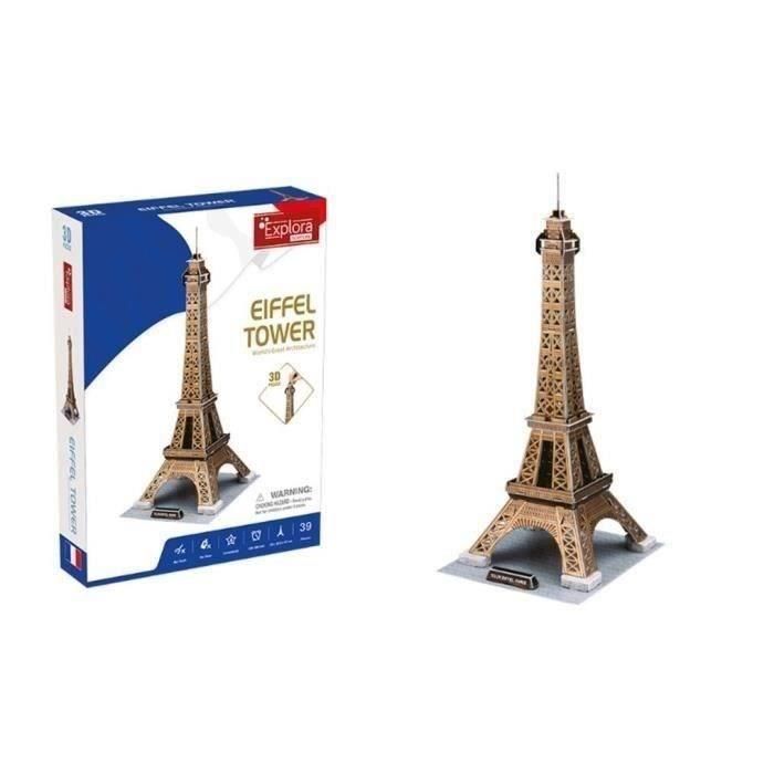 Puzzle 3D - Todo Eiffel - Juego de construcción - EXPLORA - 39 piezas - A partir de 5 años Puzzle 3D - Todo Eiffel - Juego de construcción - EXPLORA - 39 piezas - A partir de 5 años