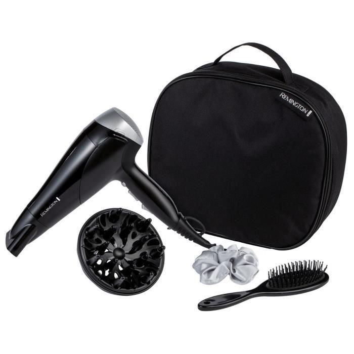 Style Edit Caja para secador de pelo Remington D3171GP - 2200 W - Tocador de almacenamiento, difusor, cepillo plano y coletero de seda 3 Style Edit Caja para secador de pelo Remington D3171GP - 2200 W - Tocador de almacenamiento, difusor, cepillo plano y coletero de seda 3