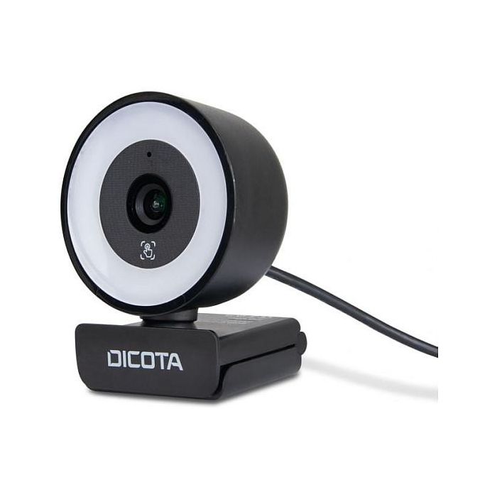 DICOTA D32066 Webcam Ringlight 5MP 4K Ultra HD Negro 3