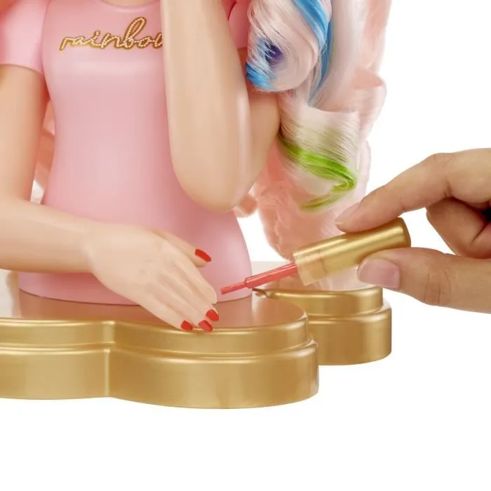 Rainbow High Cabezal de Peinado Bella 33 cm Colorea Uñas y Cabello A partir de 4 Años 3 Rainbow High Cabezal de Peinado Bella 33 cm Colorea Uñas y Cabello A partir de 4 Años 3