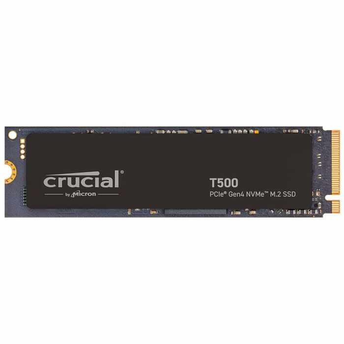 Crucial T500 SSD 2TB NVMe PCIe 4.0 x4 M.2 2280 – Hasta 7400 MB/s lectura y 7000 MB/s escritura para PC/Portátil