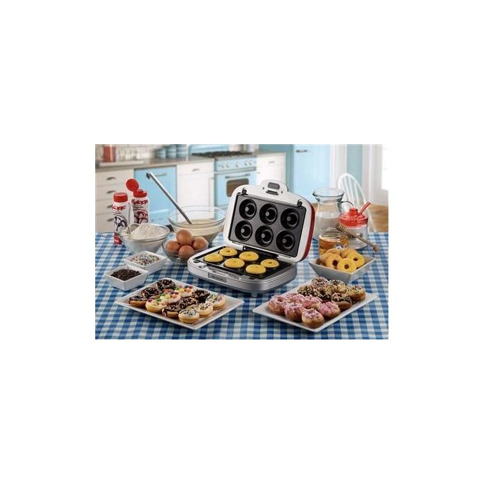 Ariete 1972/00 Sandwichera 3 en 1 para Sándwiches, Donuts y Cupcakes, Diseño Retro Rojo 9 Ariete 1972/00 Sandwichera 3 en 1 para Sándwiches, Donuts y Cupcakes, Diseño Retro Rojo 9