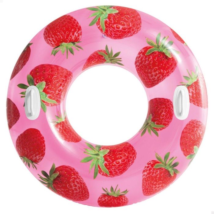 Flotador Hinchable Donut Intex Tropical Fruits Ø 107 cm (12 Unidades) 3 Flotador Hinchable Donut Intex Tropical Fruits Ø 107 cm (12 Unidades) 3