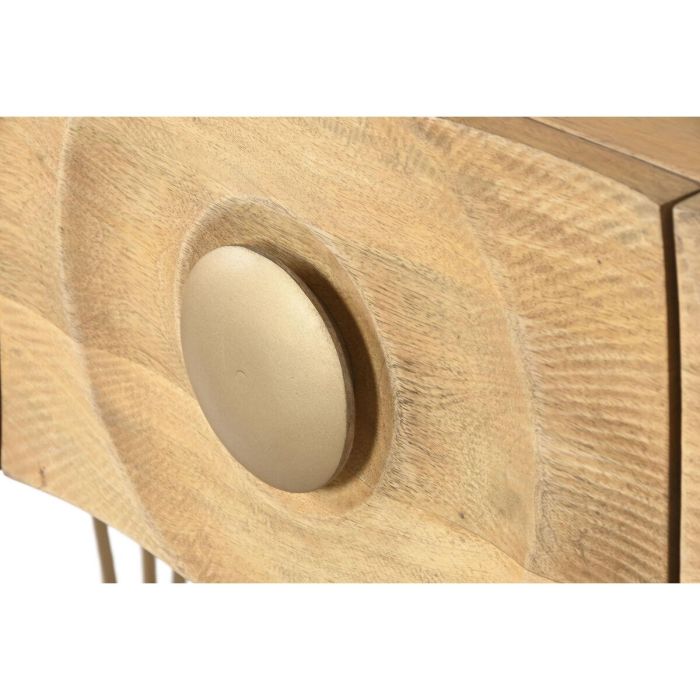 Consola Colonial DKD Home Decor Natural Dorado 38 x 76 x 120 cm 2 Consola Colonial DKD Home Decor Natural Dorado 38 x 76 x 120 cm 2
