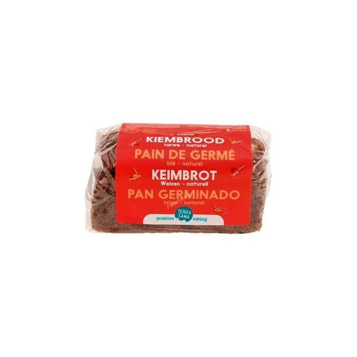 TERRASANA Pan de Trigo Germinado Vegano 400g