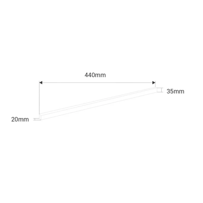 Lámpara LED Hexagonal 6000K 500W 55000 lúmenes 14 Hexágonos 44cm + Rectángulo 500cm 8