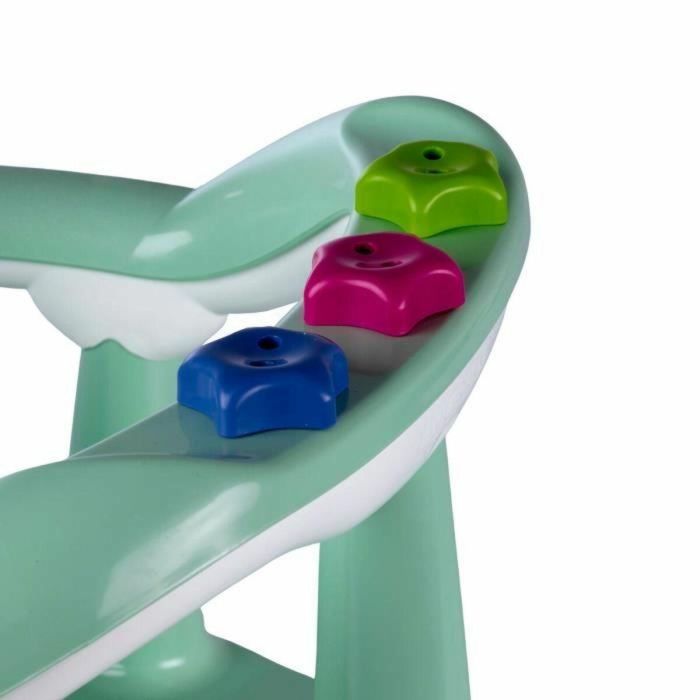 Flotador de baño para niños THERMOBABY AQUABABY Verde Celadon - Juguete azul - Hecho en Francia 3