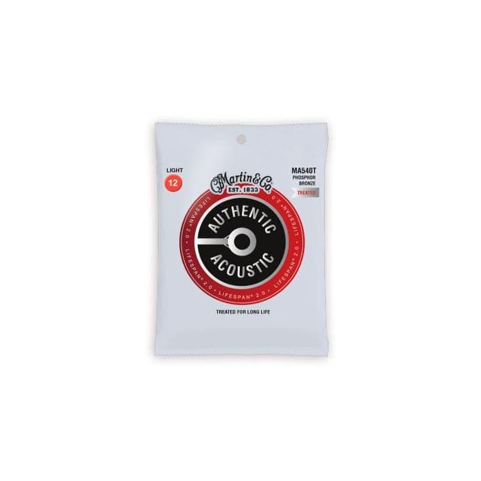 Juego Acústica Authentic Lifespan®2.0 Phosphor Bronze 92/8 Light 12-54 Juego Acústica Authentic Lifespan®2.0 Phosphor Bronze 92/8 Light 12-54