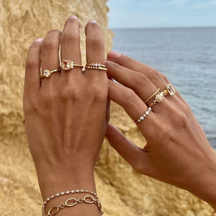 Anillo Mujer 24KAE 12432Y/50 7