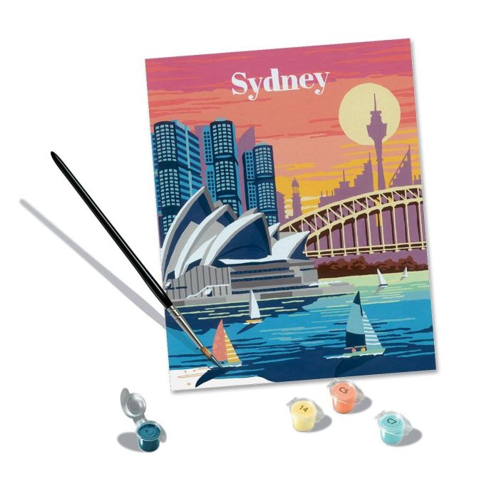 Set de Pintura por Números Ravensburger Sydney 2 Set de Pintura por Números Ravensburger Sydney 2