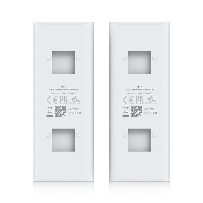 Ubiquiti Extensor PoE Retrofit 2-Wire 10/100 MbE Homeplug AV PoE++ Policarbonato Blanco 1 Ubiquiti Extensor PoE Retrofit 2-Wire 10/100 MbE Homeplug AV PoE++ Policarbonato Blanco 1