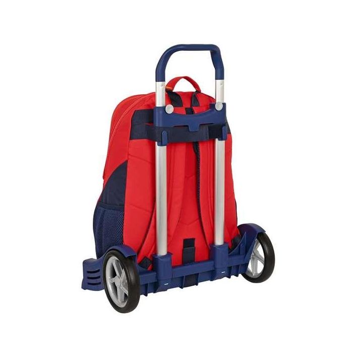 Safta Cartera Escolar Oficial Selección Española de Fútbol con Carro y Ruedas, Mochila Trolley para Colegio 440x160x320 mm 1 Safta Cartera Escolar Oficial Selección Española de Fútbol con Carro y Ruedas, Mochila Trolley para Colegio 440x160x320 mm 1