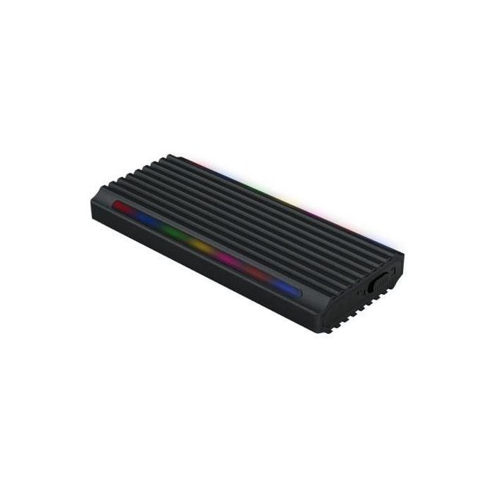 TooQ TQE-2222B Caja Externa SSD M.2 NVMe/NGFF USB 3.1 Gen2 USB-C Sin Tornillos RGB Negro Aluminio TooQ TQE-2222B Caja Externa SSD M.2 NVMe/NGFF USB 3.1 Gen2 USB-C Sin Tornillos RGB Negro Aluminio