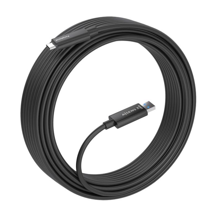 AISENS - CABLE USB3.2 GEN2x1 10GBPS AOC SOLO DATOS, USB-A/M-USB-C/M, NEGRO, 15M 8 AISENS - CABLE USB3.2 GEN2x1 10GBPS AOC SOLO DATOS, USB-A/M-USB-C/M, NEGRO, 15M 8