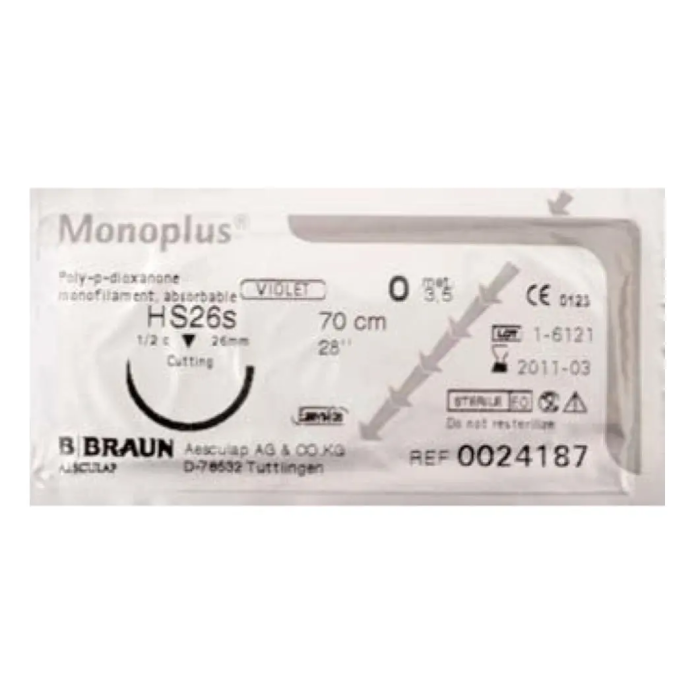 Sutura Monoplus Violet 1 Hs37S 90 cm 12 Unidades Braun Sutura Monoplus Violet 1 Hs37S 90 cm 12 Unidades Braun