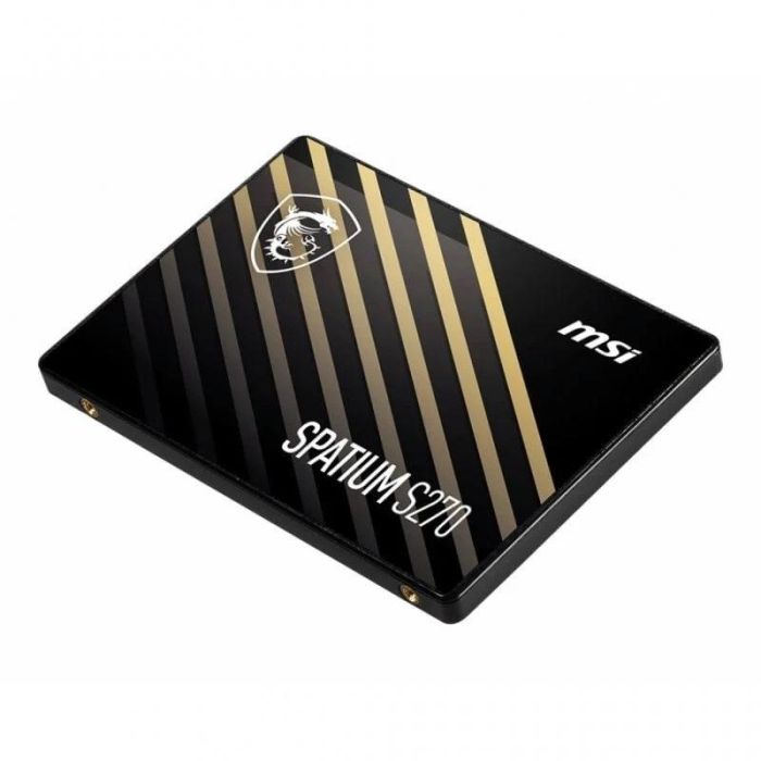 MSI SPATIUM S270 960GB SSD 2.5" SATA III 3D NAND - 500 MB/s Lectura, 450 MB/s Escritura - Disco Duro Interno Sólido 3