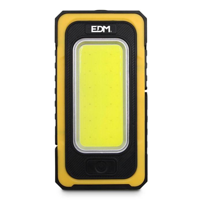 Edm Linterna Solar Force LED COB Recargable USB Panel Solar Imán Gancho 10W 750lm Edm Linterna Solar Force LED COB Recargable USB Panel Solar Imán Gancho 10W 750lm