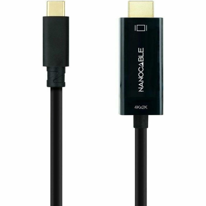 Nanocable 10.15.5135 Cable Conversor USB-C a HDMI 1.4 4K 30Hz Thunderbolt 3 5m Negro 15