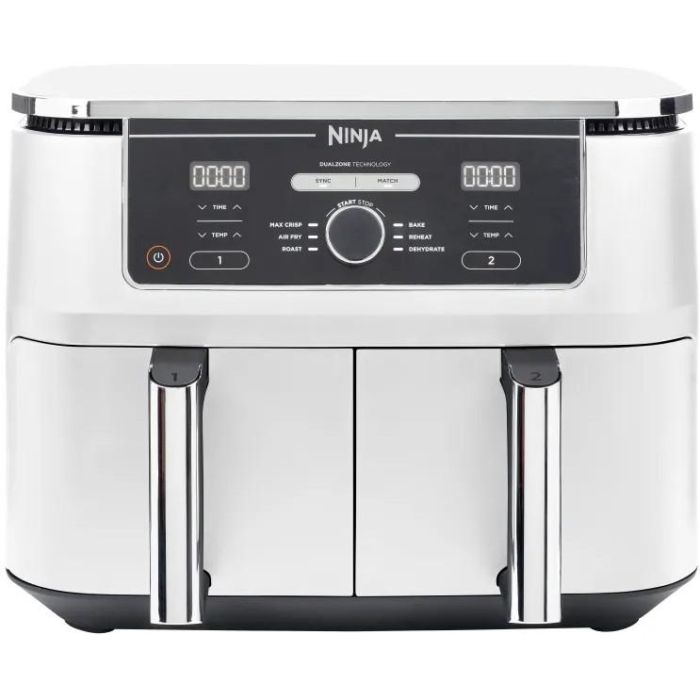 Ninja AF400EU Foodi MAX Dual Zone 9.5L Heißluftfritteuse Weiß 4 Ninja AF400EU Foodi MAX Dual Zone 9.5L Heißluftfritteuse Weiß 4
