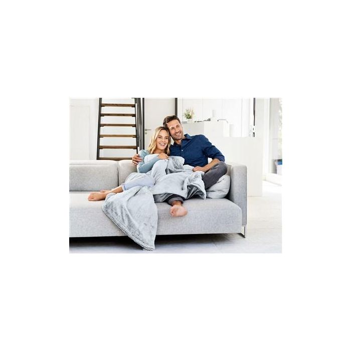 Beurer Manta Eléctrica Nordic Grey Green Planet - Tacto Suave, Material Reciclado, Desconexión Automática 2 Beurer Manta Eléctrica Nordic Grey Green Planet - Tacto Suave, Material Reciclado, Desconexión Automática 2