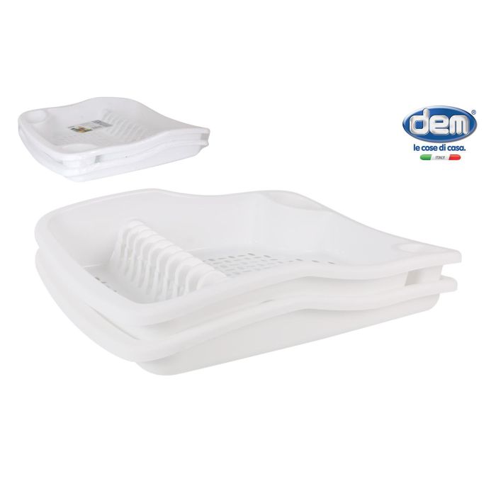 Escurreplatos con bandeja Bloo 48x40x11.5 cm - Inde (7 Unidades) Escurreplatos con bandeja Bloo 48x40x11.5 cm - Inde (7 Unidades)