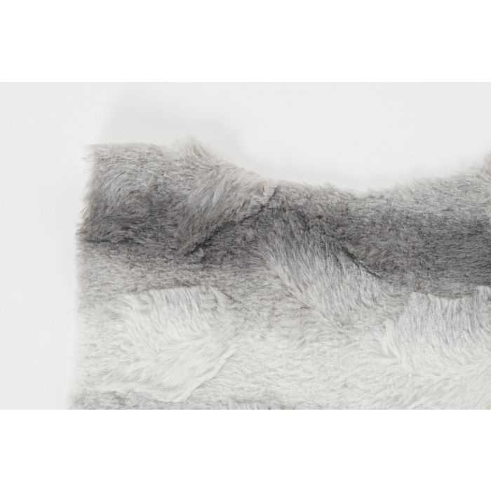 DKD Home Decor Alfombra Animal Print Textil Colonial Gris Claro Blanco Poliester 90 x 60 cm 1