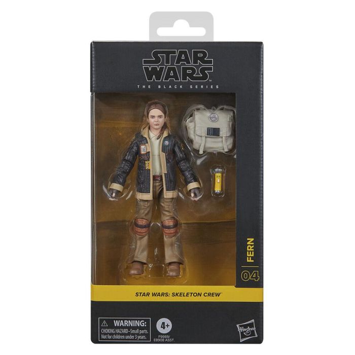 Hasbro F9989 Figura Fern 15 cm Articulada Star Wars: Skeleton Crew Disney+ The Black Series con Mochila y Linterna Hasbro F9989 Figura Fern 15 cm Articulada Star Wars: Skeleton Crew Disney+ The Black Series con Mochila y Linterna