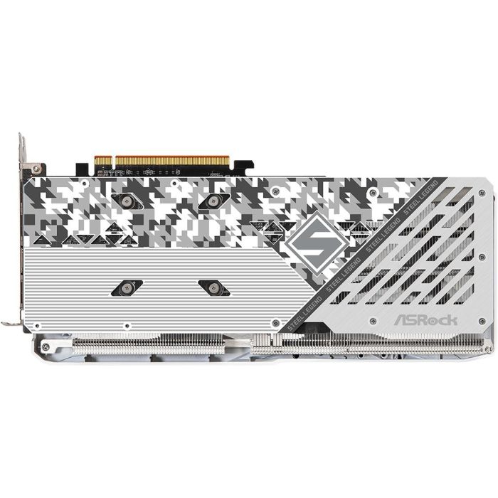 ASRock Radeon RX 7600 8GB GDDR6 Steel Legend OC white con 3 ventiladores 4