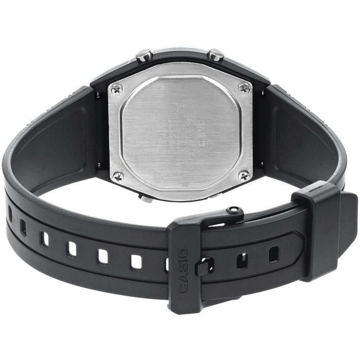 Reloj Unisex Casio W-202-1AVEF Digital Negro 1