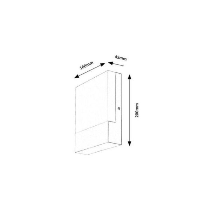 Aplique Exterior RABALUX "Gimone" LED 10W 660Lm 4000ºK IP44 [RAB-77098] 1