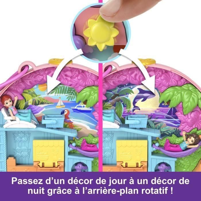 Polly Pocket - Ciclomotor Adventure - Caja 2 minifiguras y animal HWN98 2