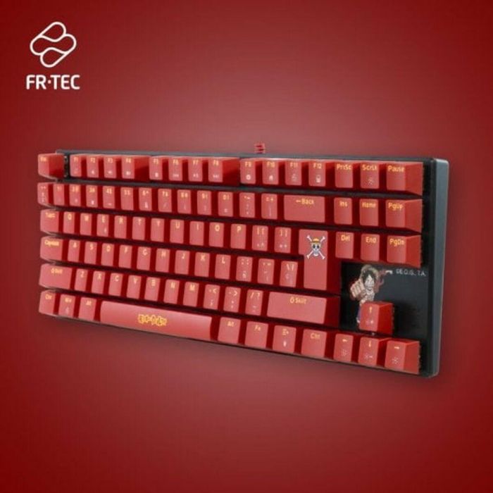 Teclado y Ratón FR-TEC OP4001 QWERTY Burdeos 5